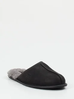 UGG – Pantoffeln aus Nubukleder schwarz