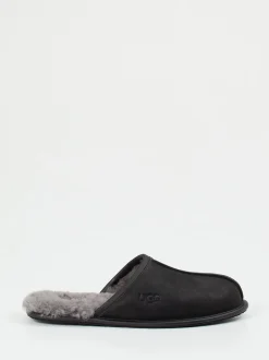UGG – Pantoffeln aus Nubukleder schwarz