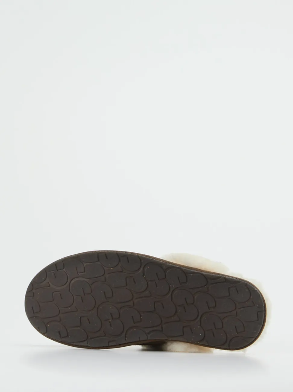 UGG – Pantoffeln aus Veloursleder mit Lammfellfutter