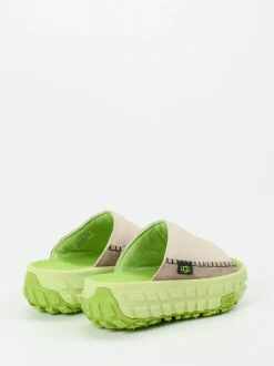 UGG – Pantolette aus Veloursleder in Beigegrau
