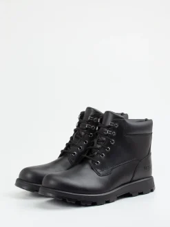 UGG – Schnürboots aus Fettleder schwarz