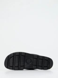UGG – Slides aus Kalbleder in Schwarz
