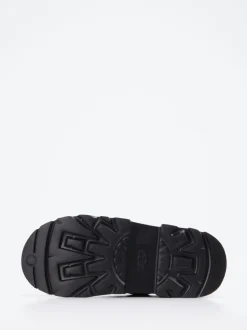 UGG – Slip-On Loafer aus Veloursleder Schwarz
