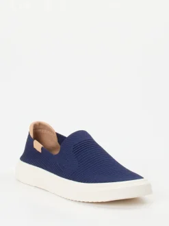 UGG – Slip-On Sneaker aus Stricktextil marineblau