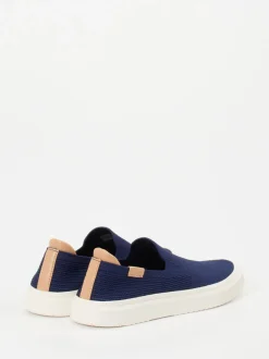 UGG – Slip-On Sneaker aus Stricktextil marineblau