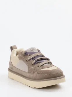 UGG – Sneaker aus Veloursleder und Mesh in Taupe