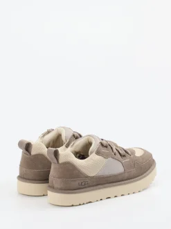 UGG – Sneaker aus Veloursleder und Mesh in Taupe