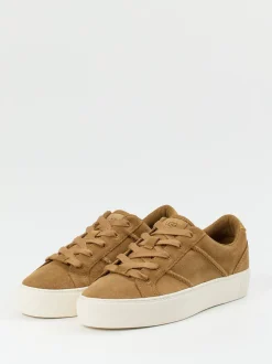 UGG – Sneaker aus Veloursleder cognacbraun