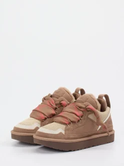 UGG – Sneaker aus Veloursleder und Textil braun