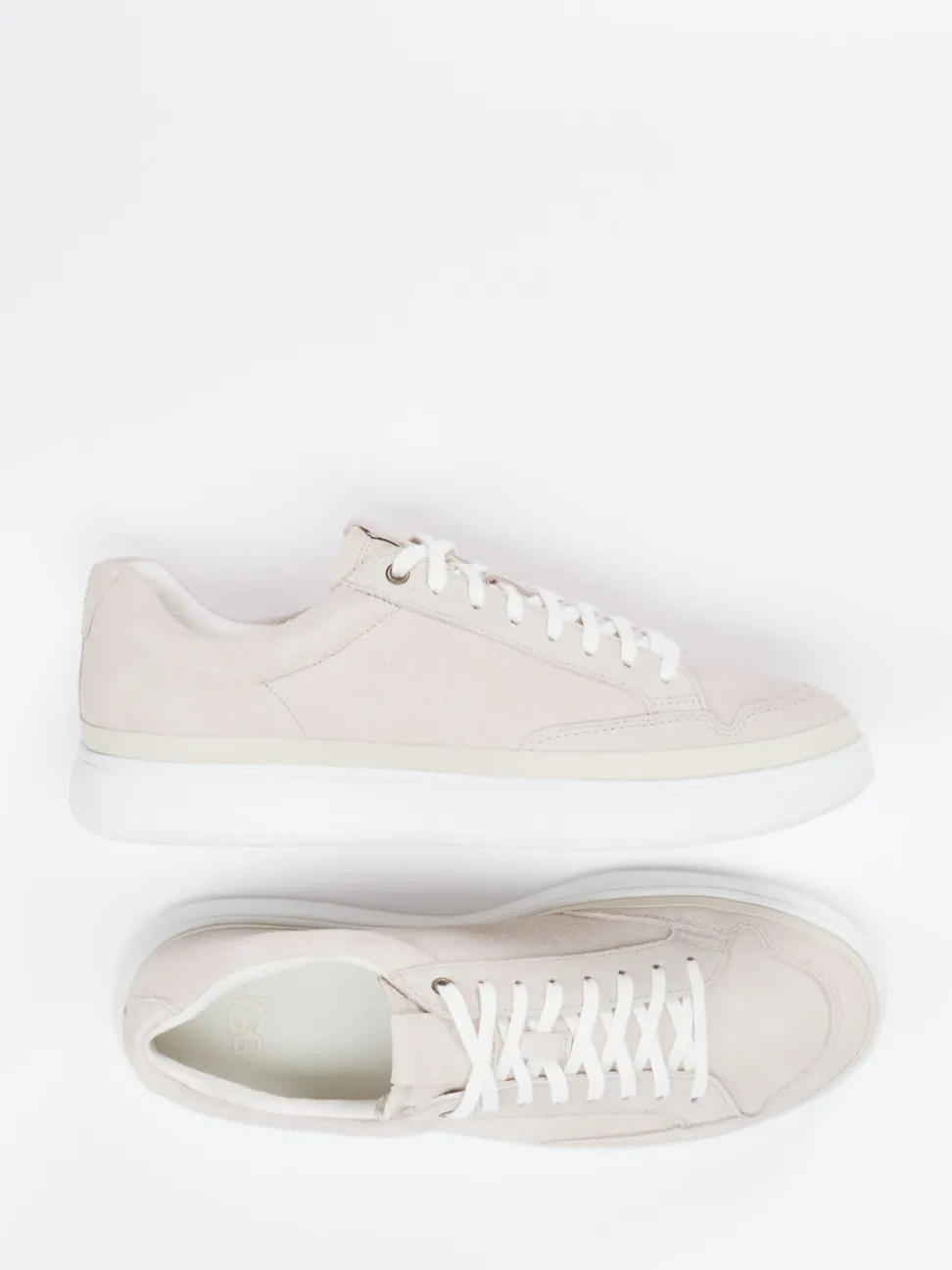 UGG – Sneaker aus Veloursleder in Beige