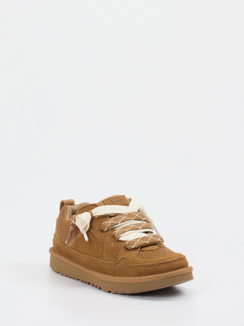 UGG – Sneaker aus Veloursleder cognacbraun
