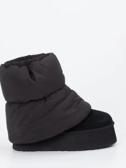 UGG – Stiefelette aus Veloursleder und Nylon schwarz