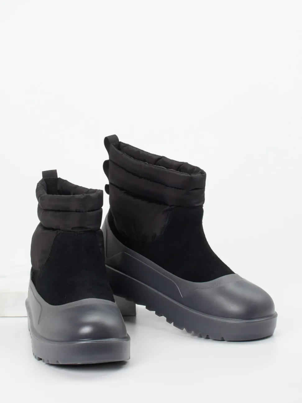 UGG – Stiefeletten aus Veloursleder und Nylon Schwarz