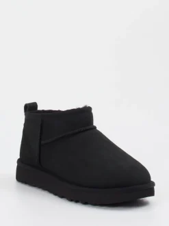 UGG – Stiefeletten aus Veloursleder schwarz