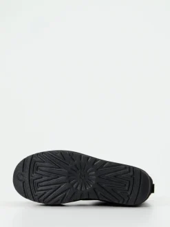 UGG – Stiefeletten aus Veloursleder Schwarz Plateau