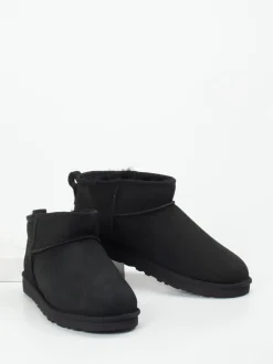 UGG – Stiefeletten aus Veloursleder schwarz