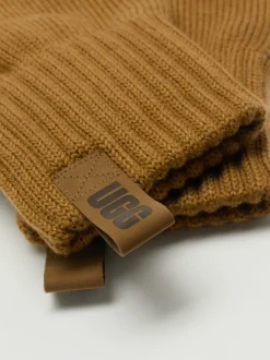 UGG – Strickhandschuhe aus Textil in Braun