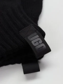 UGG – Strickhandschuhe aus Textil schwarz