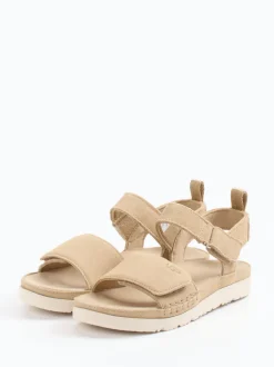 UGG – Trekkingsandale aus Veloursleder beige