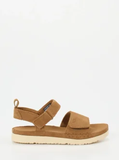UGG – Trekking-Sandalen aus Veloursleder cognac