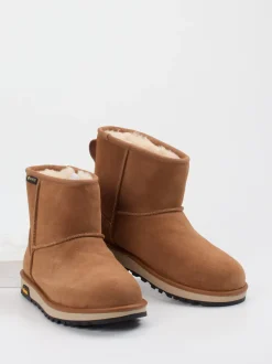 UGG – Winter-Boots aus Veloursleder cognacbraun