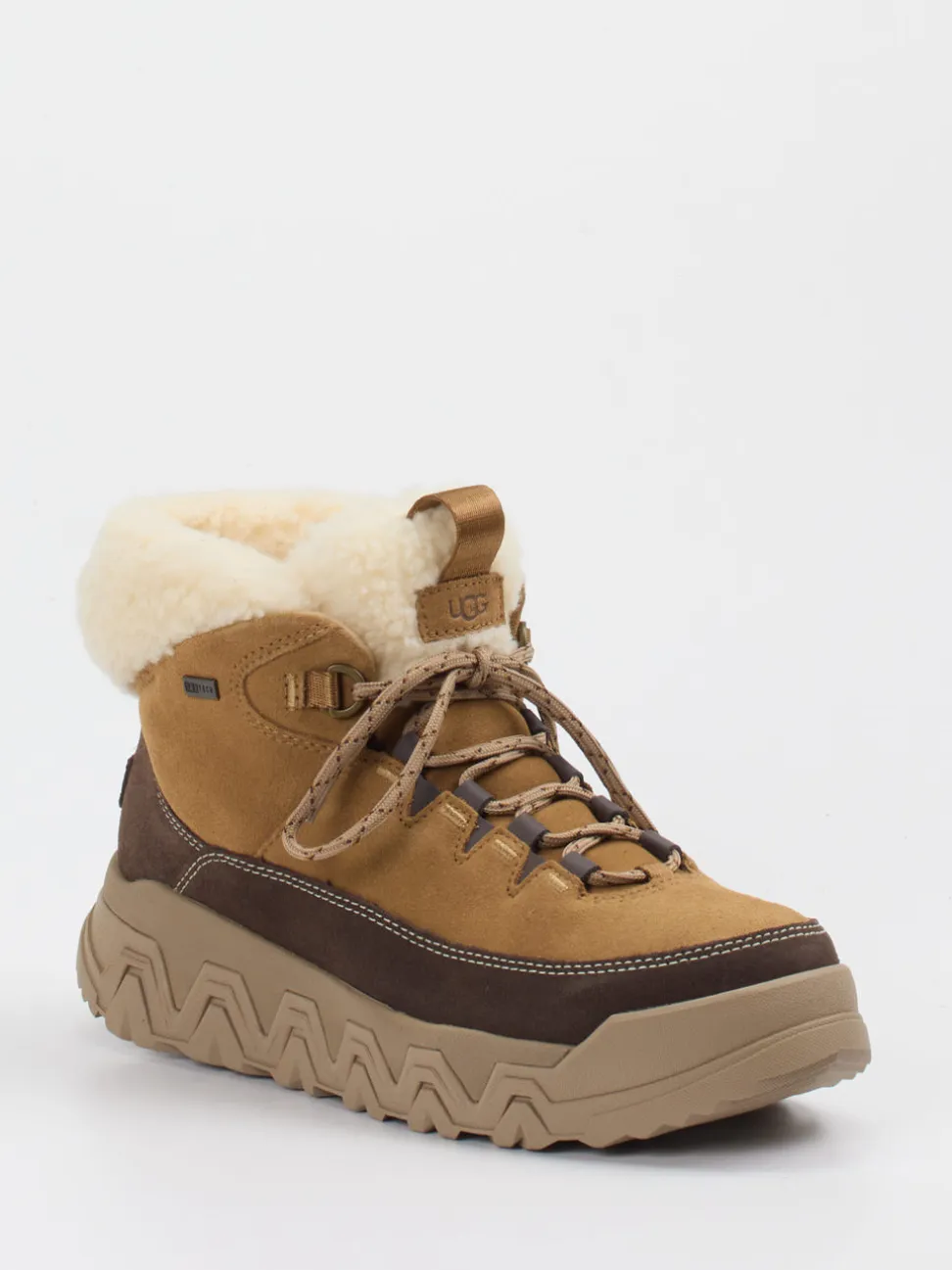UGG – Winterboots aus Veloursleder cognacbraun