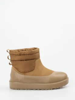 UGG – Winter-Boots aus Veloursleder und Nylon cognac