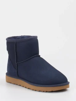 UGG – Winterboots aus Veloursleder Dunkelblau