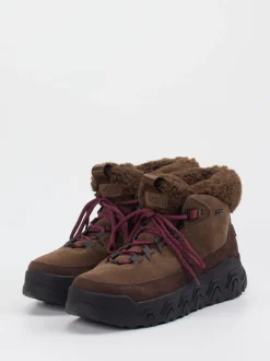 UGG – Winterboots aus Veloursleder mittelbraun