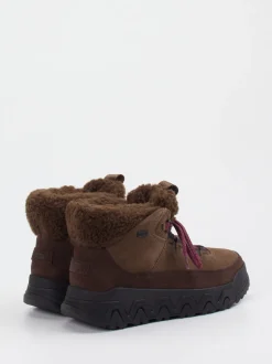 UGG – Winterboots aus Veloursleder mittelbraun