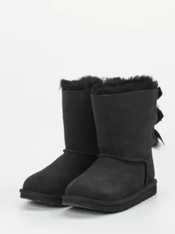UGG – Winterboots aus Veloursleder Schwarz