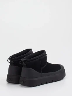 UGG – Winter-Boots aus Veloursleder schwarz