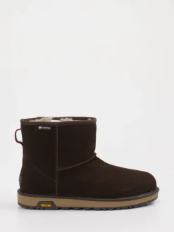 UGG – Winter-Boots aus Veloursleder Dunkelbraun