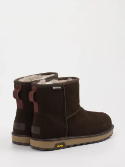 UGG – Winter-Boots aus Veloursleder Dunkelbraun