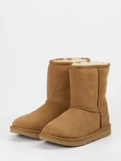 UGG – Winterboots aus Veloursleder kastanienbraun