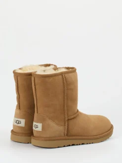 UGG – Winterboots aus Veloursleder kastanienbraun
