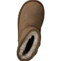 UGG – Winterboots aus Veloursleder kastanienbraun