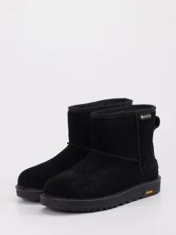 UGG – Winter-Stiefelette aus Veloursleder schwarz
