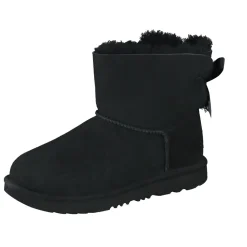 UGG – Winter-Stiefeletten aus Veloursleder Schwarz
