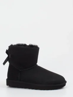 UGG – Winter-Stiefeletten aus Veloursleder schwarz