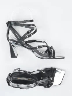United Nude – High Heel Sandalen aus Kalbleder schwarz