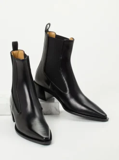Unützer – Chelsea Boots aus Kalbleder schwarz