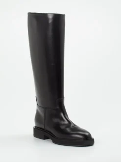Unützer – Kniehohe Stiefel aus Kalbleder Schwarz