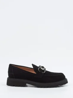 Unützer – Loafer aus Veloursleder Schwarz