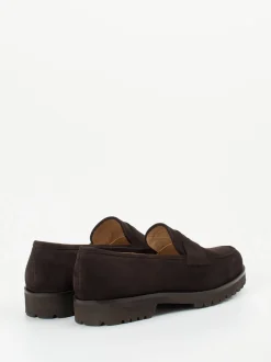 Unützer – Loafer aus Veloursleder dunkelbraun