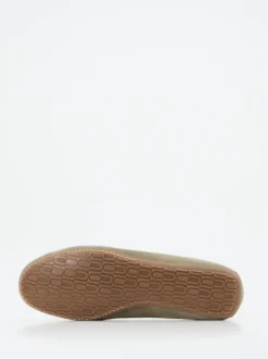Unützer – Loafer aus Veloursleder in Salbeigrün