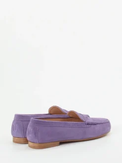 Unützer – Loafer aus Veloursleder in Flieder