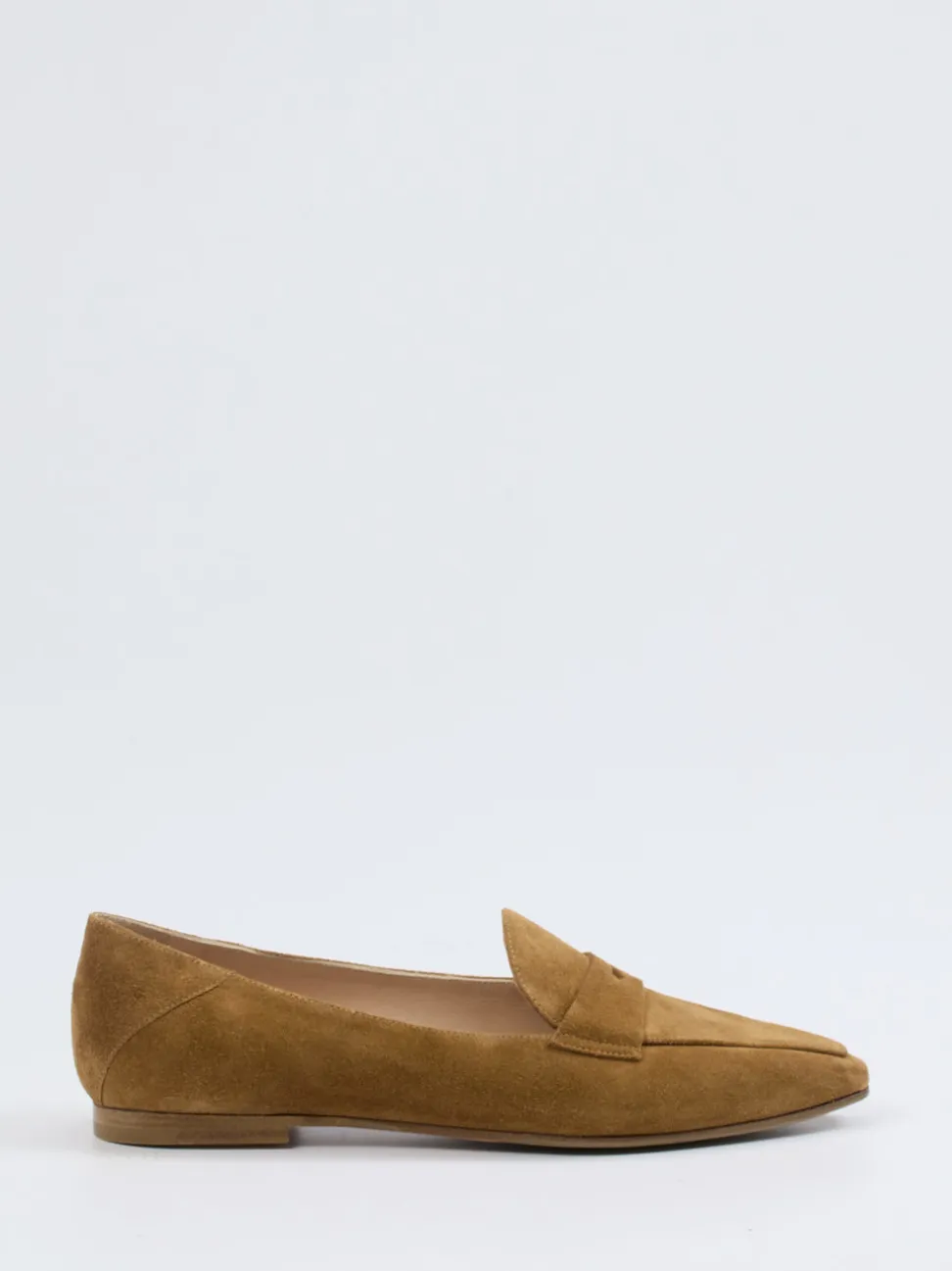 Unützer – Loafer aus Veloursleder Cognacbraun