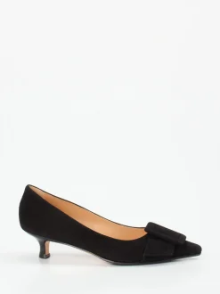 Unützer – Pumps aus Veloursleder Schwarz