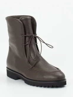Unützer – Schnürstiefelette aus Kalbleder braun